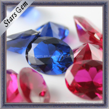 Semi-Precious Gemstone Beads 5# Ruby and 34# Sapphire for Jewelry